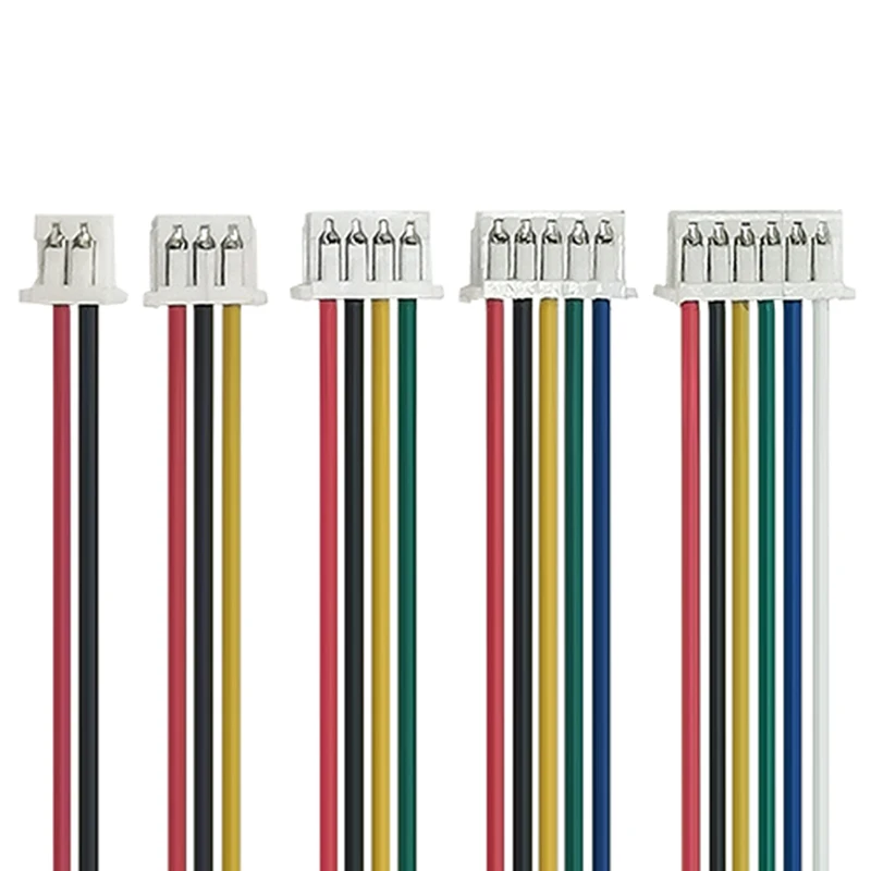 JST MX1.25 wire cable connector 10PCS 2/3/4/5/6/7/8/9/10/12 Pin 1.25MM Pitch Plug 10CM/20cm/30CM Wire Length 28AWG