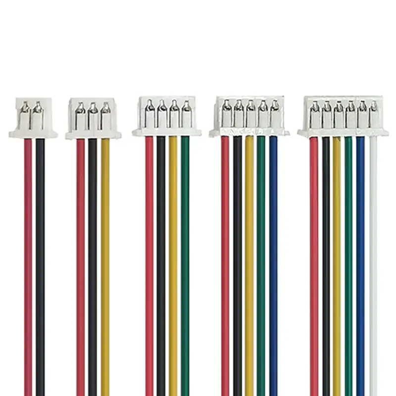 10PCS JST MX1.25 MX 1.25mm Wire Cable Connector 2/3/4/5/6/7/8/9/10/12 Pin 1.25MM Pitch Plug 10CM/20cm/30CM Wire Length 28AWG - Image 2