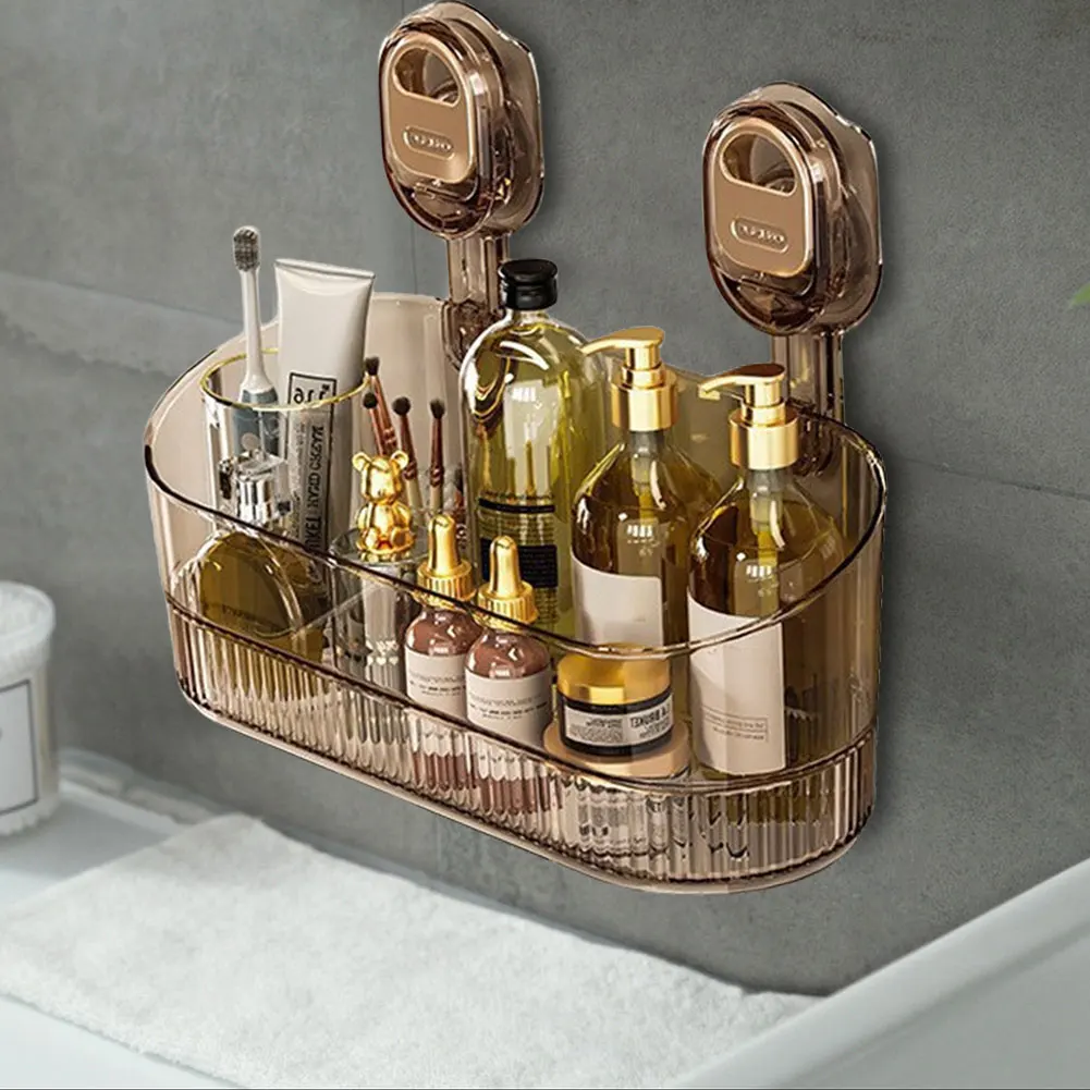 Toilet Storage Rack Bathroom Shelf No-Drill Corner Shelf Shower Wall Mounted Shelf Bracket Bathroom Accessory Organizer Shampoo 4