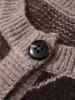 ZBZA Women's Diamond Knitted Cardigan Round Neck Long Sleeve Single-breasted Ribbed Trim Top Spring Summer New Slim Chic Sweater 4
