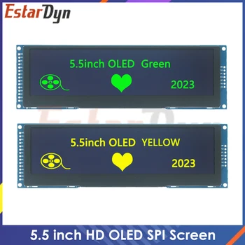 Modulo display LCD OLED da 5,5 pollici 256x64 con interfaccia SSD1322 SPI/8-BIT Parallel Port, caratteri verdi