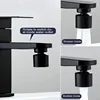 New Black 2 Mode Washbasin Faucet Nozzle 360° Rotary Splashback Faucet Aerator Kitchen Sink Pressurized Faucet Aerator Bubbler 3