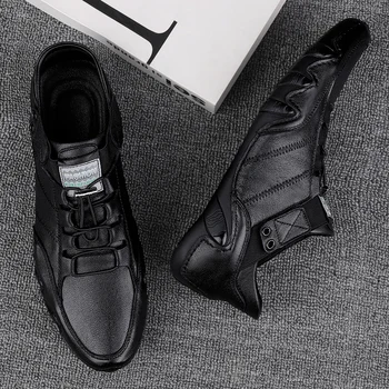 Branded Men’s Vulcanized Shoes Trendy Men's Casual Sneakers 2023 New Male Wear-resistant Non-slip Platform Shoes Tenis Masculino