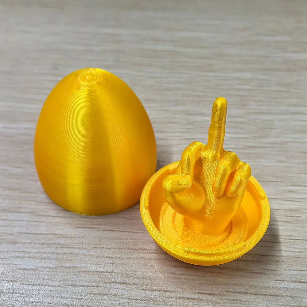 Desk Decoration Middle Finger Egg Box Fun Gag Gifts Birthday Gift Toys Supplies