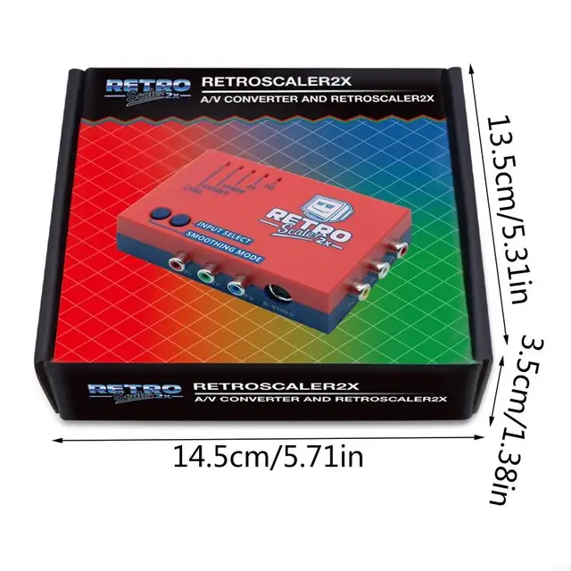 RetroScaler2x A/V to HDMI-compatible Converter and Line