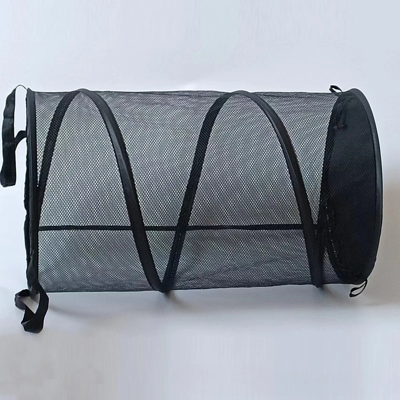 1Pcs Large Oxford Foldable Dirty Cloth Basket Convenient Floor Standing Mesh Breathable Handheld Cloth Foldable Storage Basket clothes organizer clothes storage bag foldable storage bags clothes storage organizer foldable storage bag