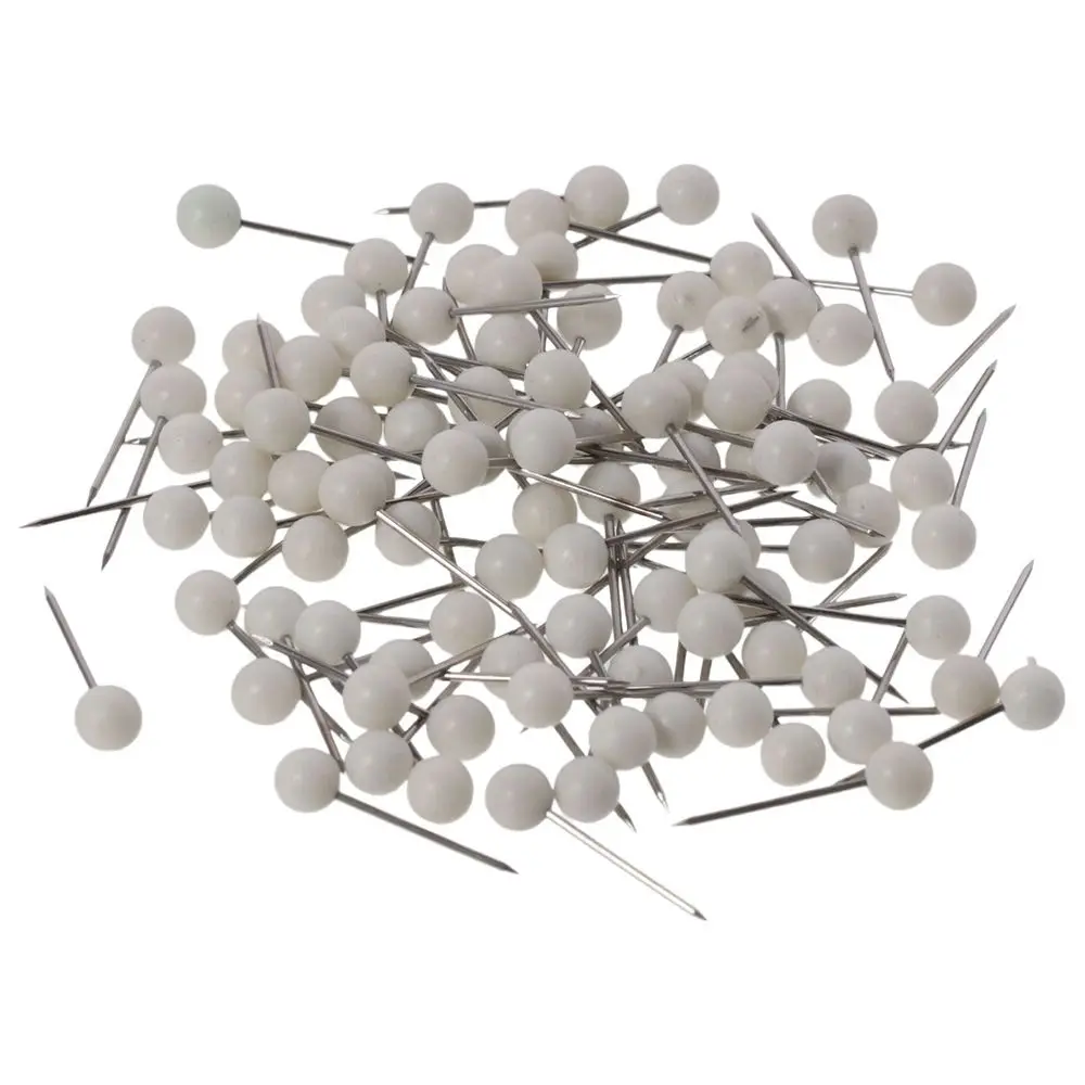 500PCS Round Head Push Pins for Bulletin Board 1/8-Inch Cork Board Tacks Plastic Map Tacks push pins