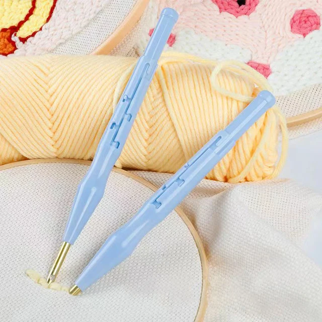 Magic Embroidery Punch Needle Pen Kit Cross Stitching Tool Set Weaving Tool Carpet Knitting Sewing Tool for DIY Sewing Craft Art 6