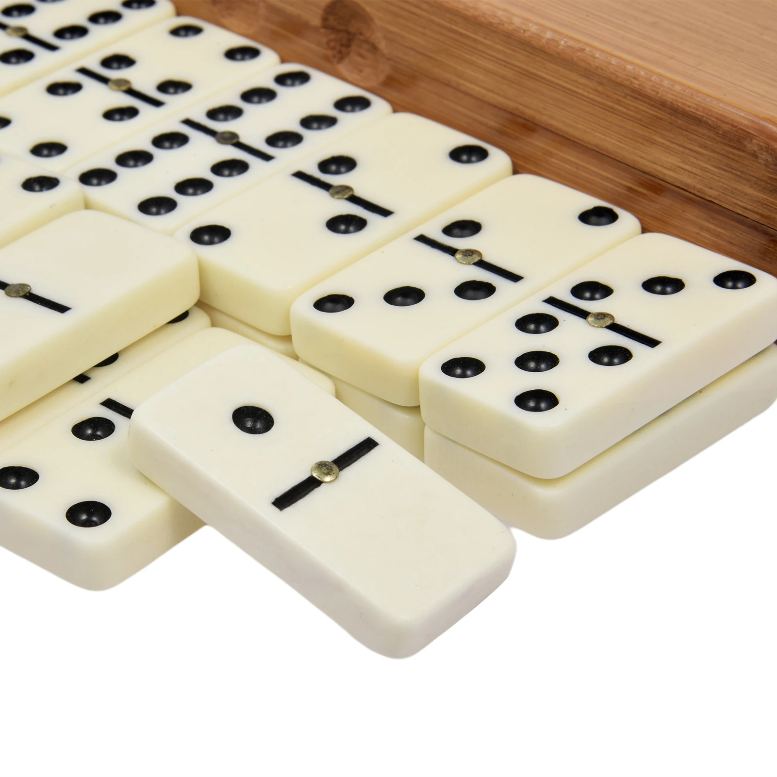 Double Six Club Pub Dot Dominoes Game Set 28 Double 6 Dominoes Set