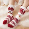 Christmas Elk Floor Socks Xmas Winter Fleece Sleeping Carpet socks Merry Christmas Gift Feliz Navidad Happy New Year 2026