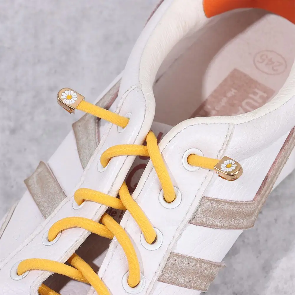 10pcs Metal Shoelaces Tips Head No Tie Shoelaces Metal Lace Lock DIY Sneaker Kits Metal Lace buckle