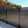 Factory Direct UV-Resistant Plastic Garden Fence Moden Design Aluminium Posts Fencing Trellis & Gates Outdoor Fence Panel 5