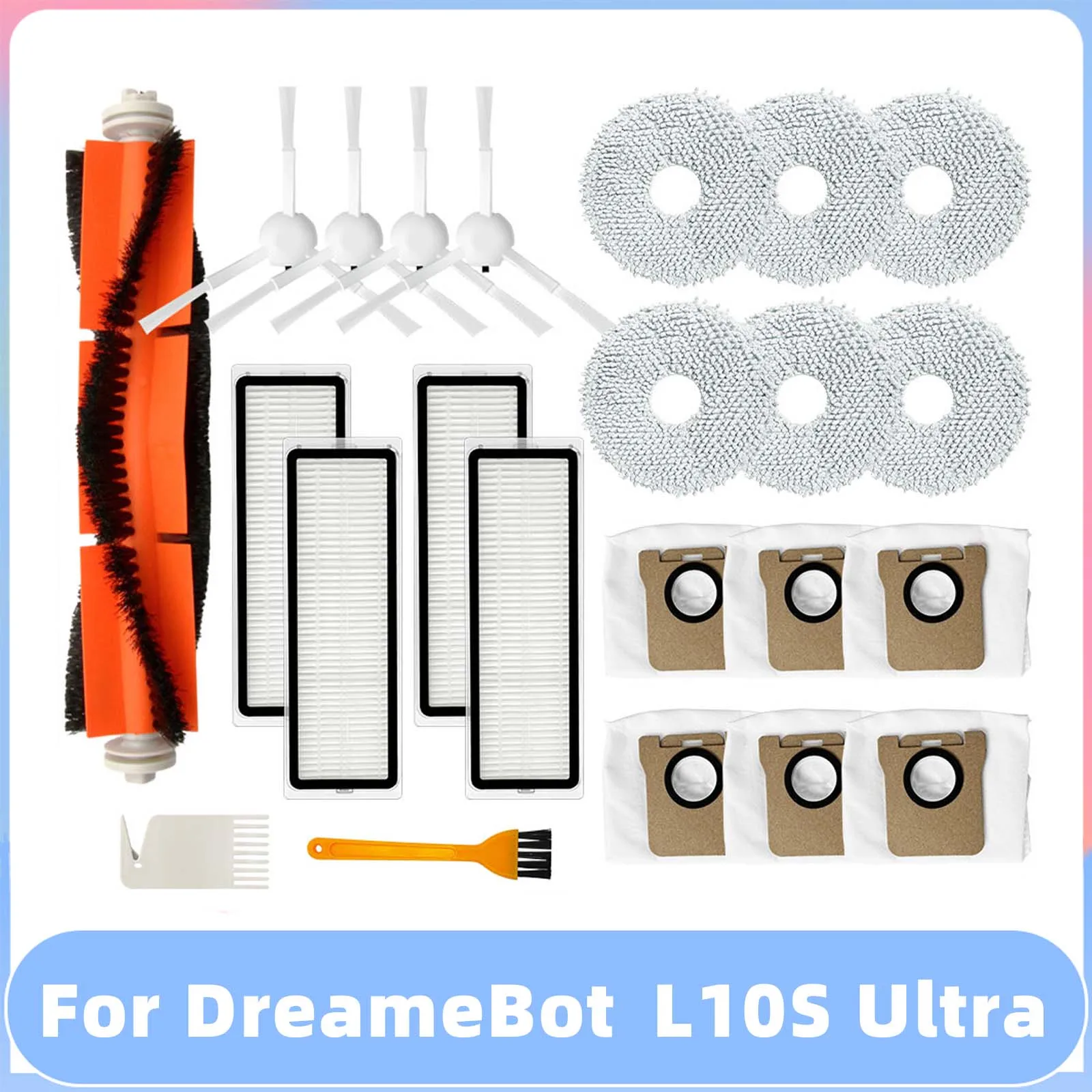 Accessoire de rechange pour Dreame Bot L10S Ultra, brosse latérale