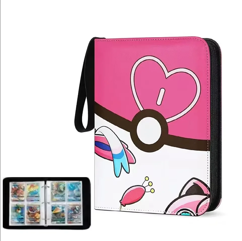 NOWE-- 400 SZTUK *Pokémon!! Album na zdjęcia, segregator na fotokarty, album na zdjęcia z zamkiem błyskawicznym z PU, segregator na karty, segregator na kolekcję zabawek, segregator na listy, segregator na karty, segregator na hobby