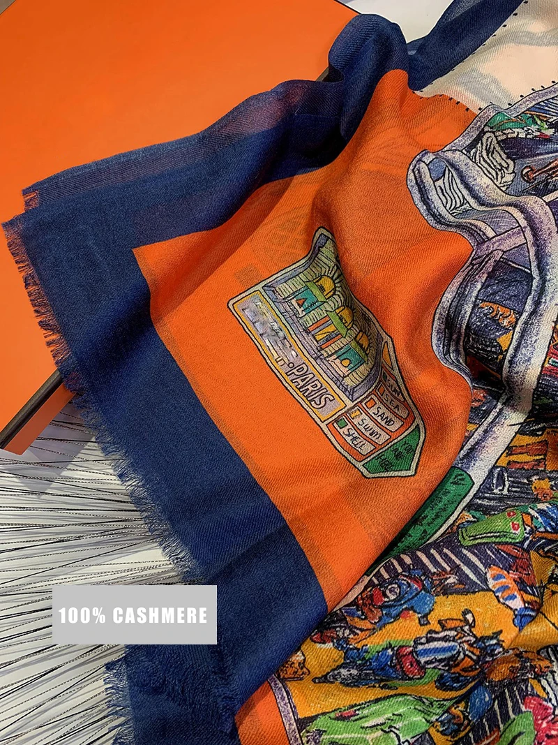 Рисунок 5 - Длинный кашемировый шарф