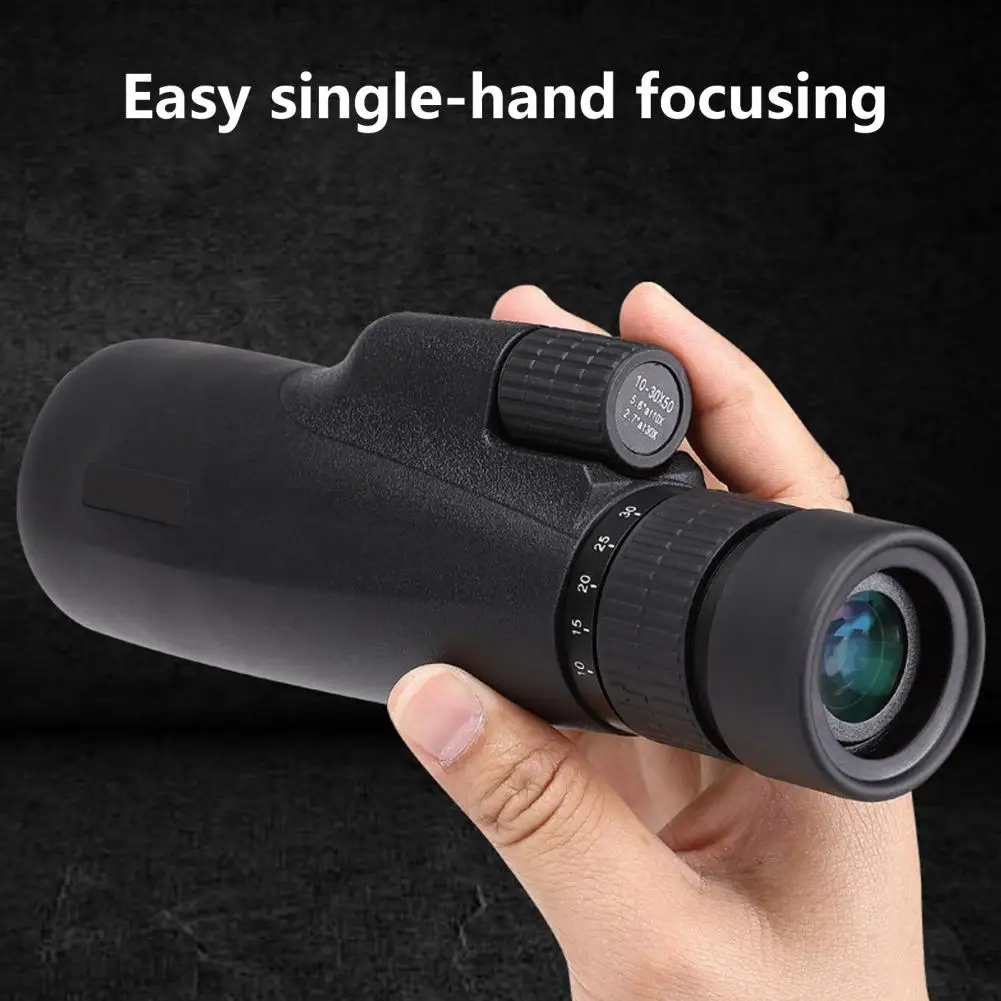 

Outdoor Monoculars Durable Phone Connect Available Adjustable Focusing Knob Monocular Telescope for Climbing