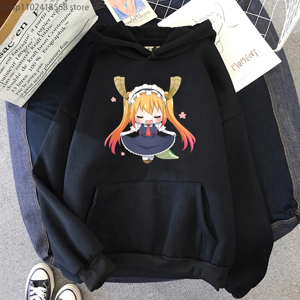 

Толстовка с капюшоном Miss Kobayashi's Dragon Maid S Tooru, Женская милая/Симпатичная повседневная толстовка с длинным рукавом, Мужская зимняя одежда Y2k