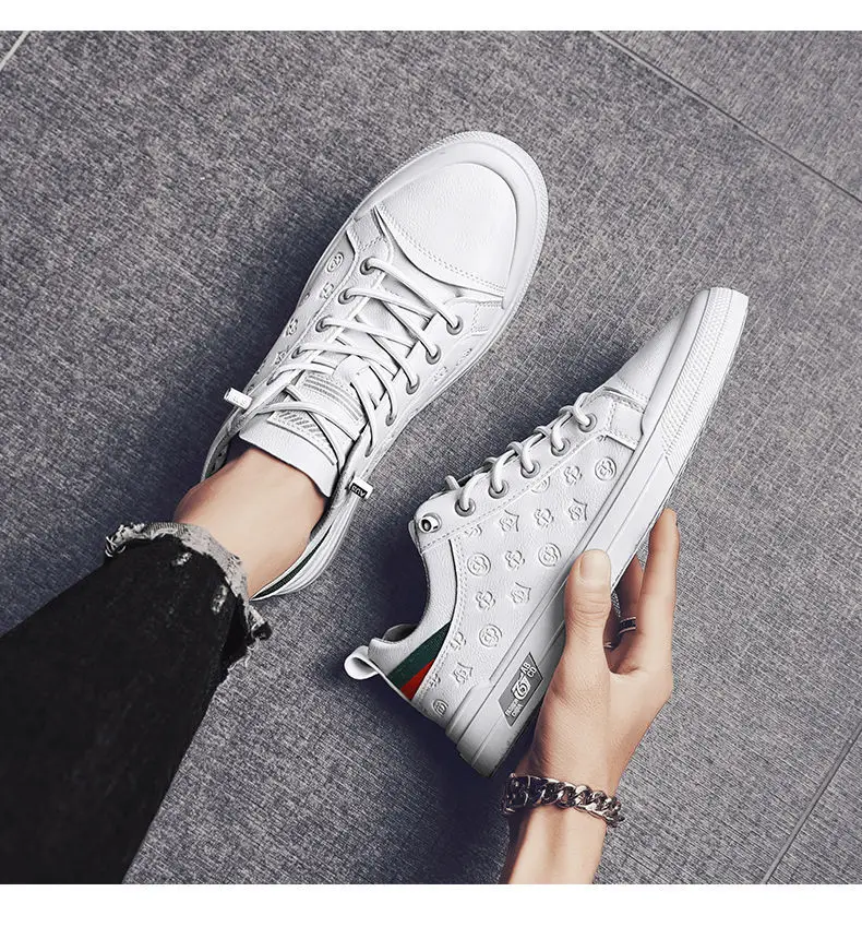 Männer Leder Schuhe Designer Turnschuhe Mann Männlichen Mode Tennis Schuhe Luxus Marke Skateboard Casual Vulkanisieren Schuhe für Männer_voghion.com