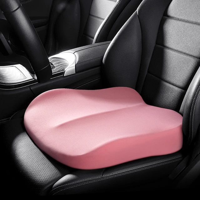 Cojín de asiento de coche con cuña para aliviar la presión, cojín  ortopédico ergonómico, espuma viscoelástica - AliExpress