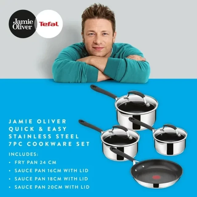 Tefal Jamie Oliver Stainless Steel Professional Series