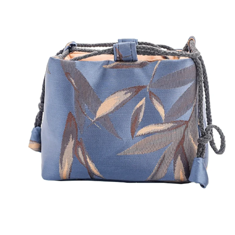 Travel Tea Set Bag -Portable Pouch for 1 Teapot & 2 Cups, Waterproof Tea Ware Storage, Multi-purpose Organizer for Gongfu Tea ﻿