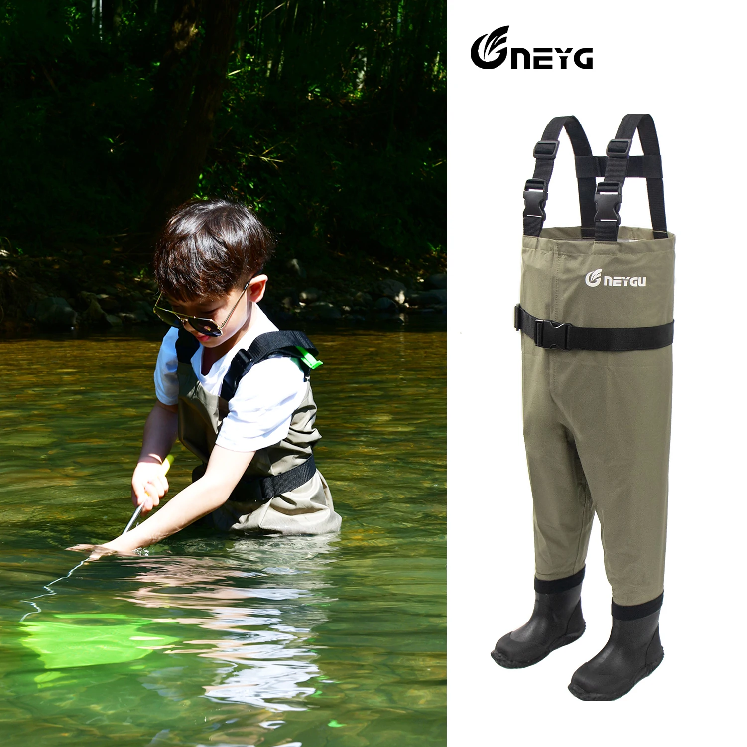 8 Fans Kids Chest Waders with Boots,Neoprene Waterproof Insulated Hunting & Fishing  Apparel for Boys and Girls Youth - AliExpress