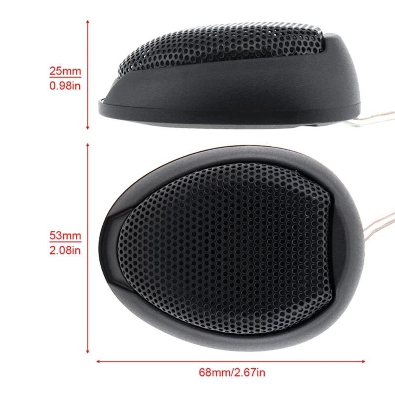 High Efficiency Mini Tweeter Coil Loudspeaker Super Power Clear Sound Warning Horn 1000W 12V for Car Audios Systems dome tweeter speakers