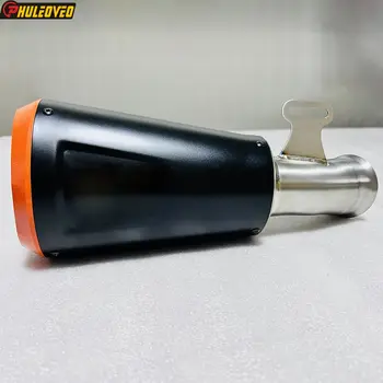Titanium Alloy for KTM 1290 SUPERDUKE R EVO 2022-2023 Motorcycle Exhaust Silencer Pot Muffler with Ceramic Black Tip Link Pipe