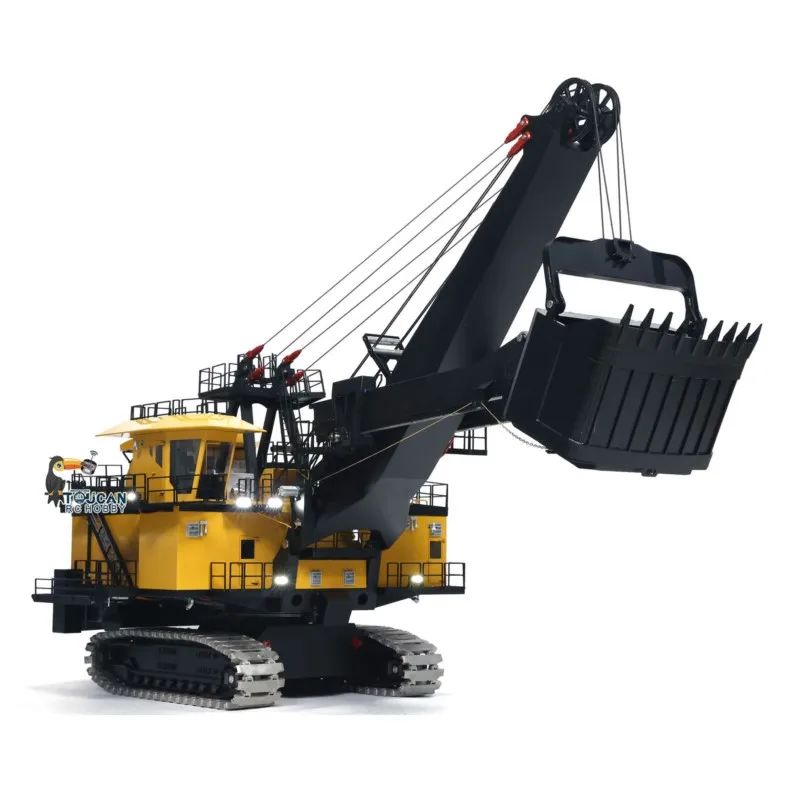 1/25 RTR 메탈 RC 전동 로프 셔블 굴착기 광산 무선 조종 굴착기 중장비 ST8 트럭 자동차 장난감 성인용