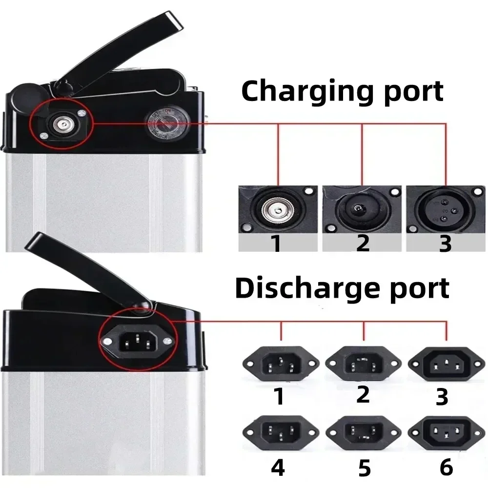 Air fast transportation New Full Capacity Power 18650 Lithium Battery 60V10ah-50ahBattery pack Suitable for Silver Fish 80-2000W 4