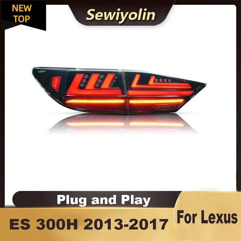 

Car Accessories LED Taillight For Lexus ES 300H 2013-2017 DRL Modified Running Brake Lights Streamer Turn Lamps Plug And Play