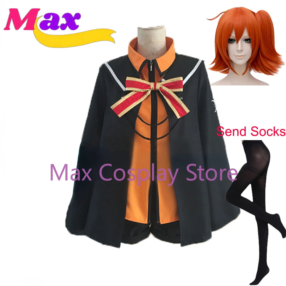 

Парик для косплея Max Anime Cos FGO Fujimaru Ritsuka, костюмы для косплея, униформа на заказ, одежда любого размера, Индивидуальный размер