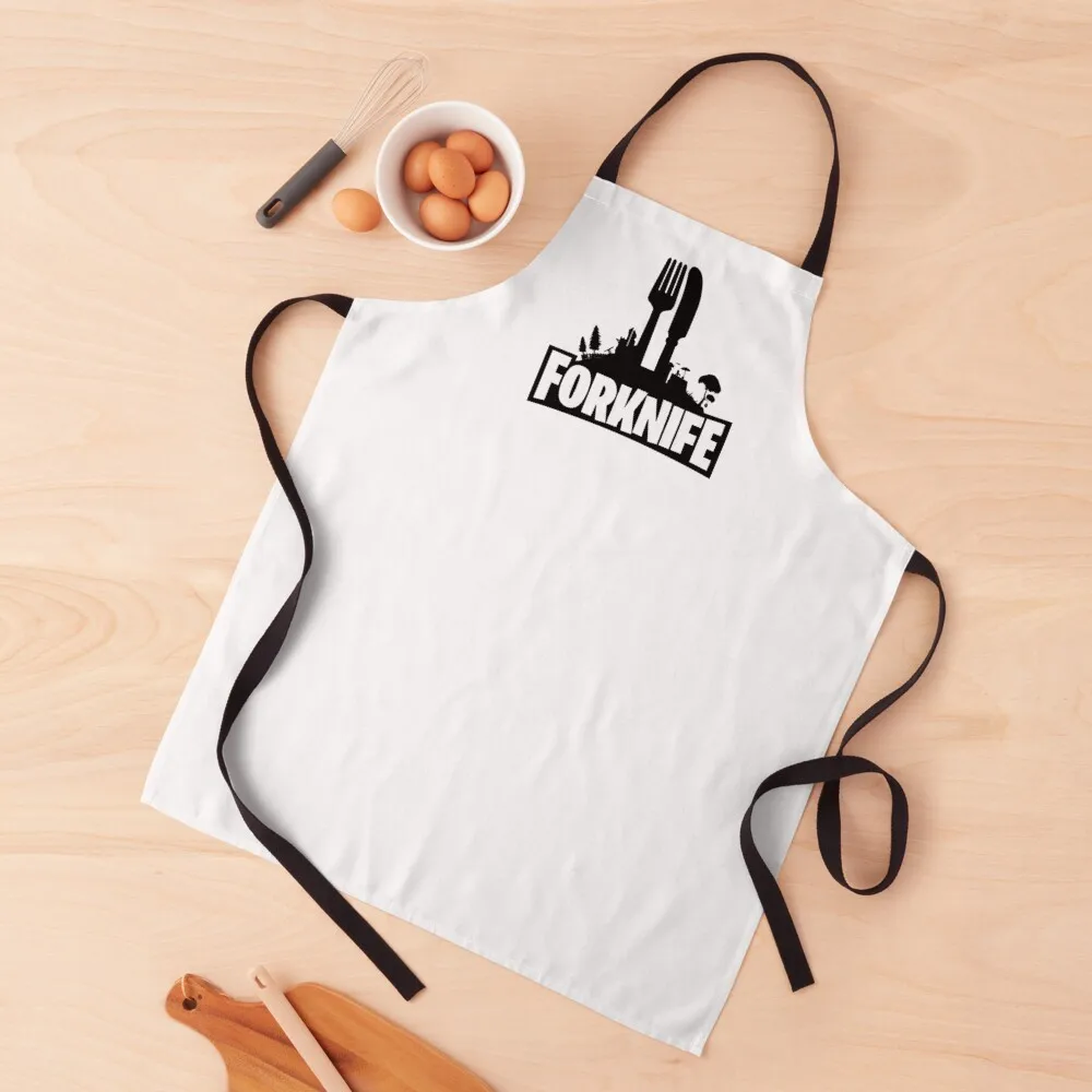 

Funny Forknife Shirt Fork Knife Video Game Joke Apron painting For Cooking Things For Kitchen with personal logo Apron