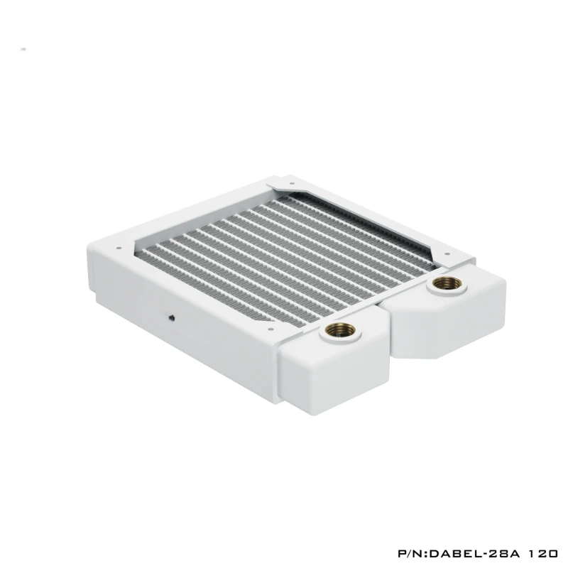 

High density single wave purple copper water-cooled drain 28MM thick DIY computer radiator Dabel-28a series