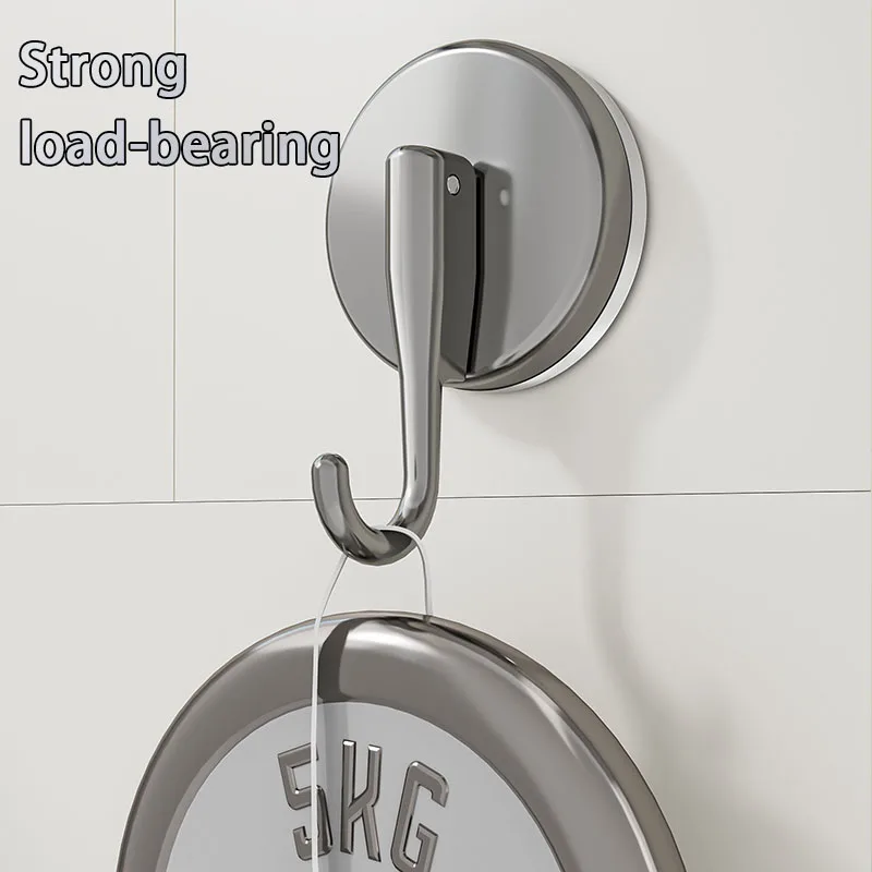 Removable Vacuum Suction Cup Hook Clothes Towel Rack Kitchen Bathroom Without Marks Hanger Hooks Wall Home Accessories