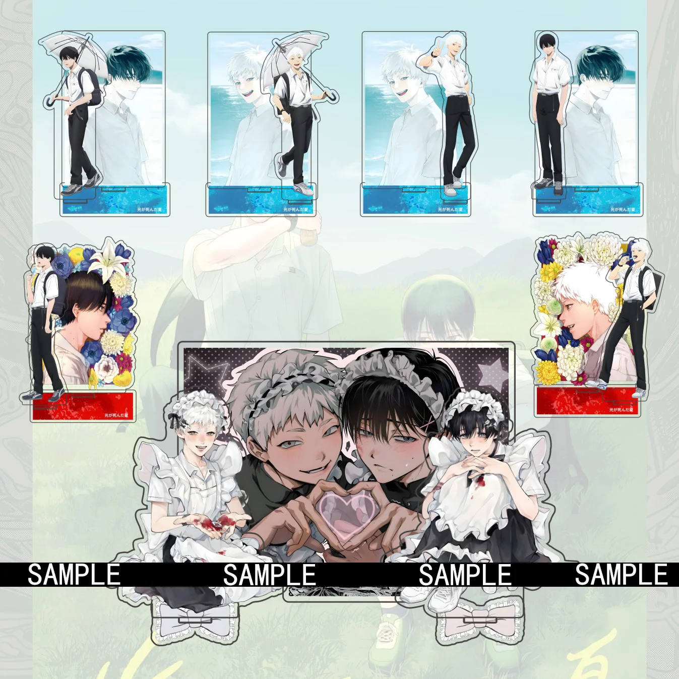 Anime-Inspired 15cm Acrylic Background - Hikaru Yoshiki Desktop Decoration Gift