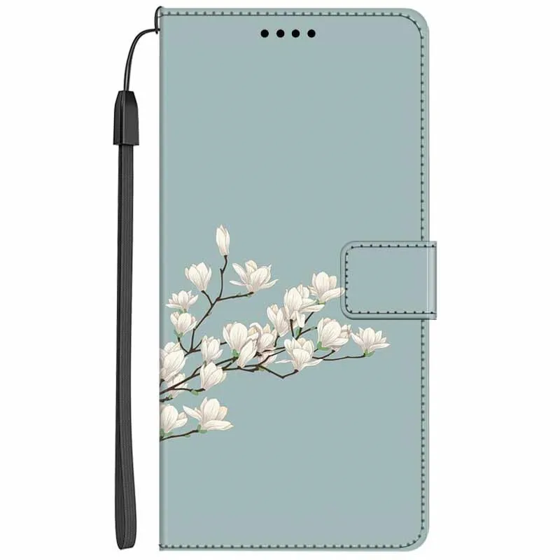 Leather Book Cover For Samsung A34 A14 A54 5G Case Wallet Flip Cat Coque For Samsung Galaxy A24 M14 Fundas Magnetic A 34 Stand 3