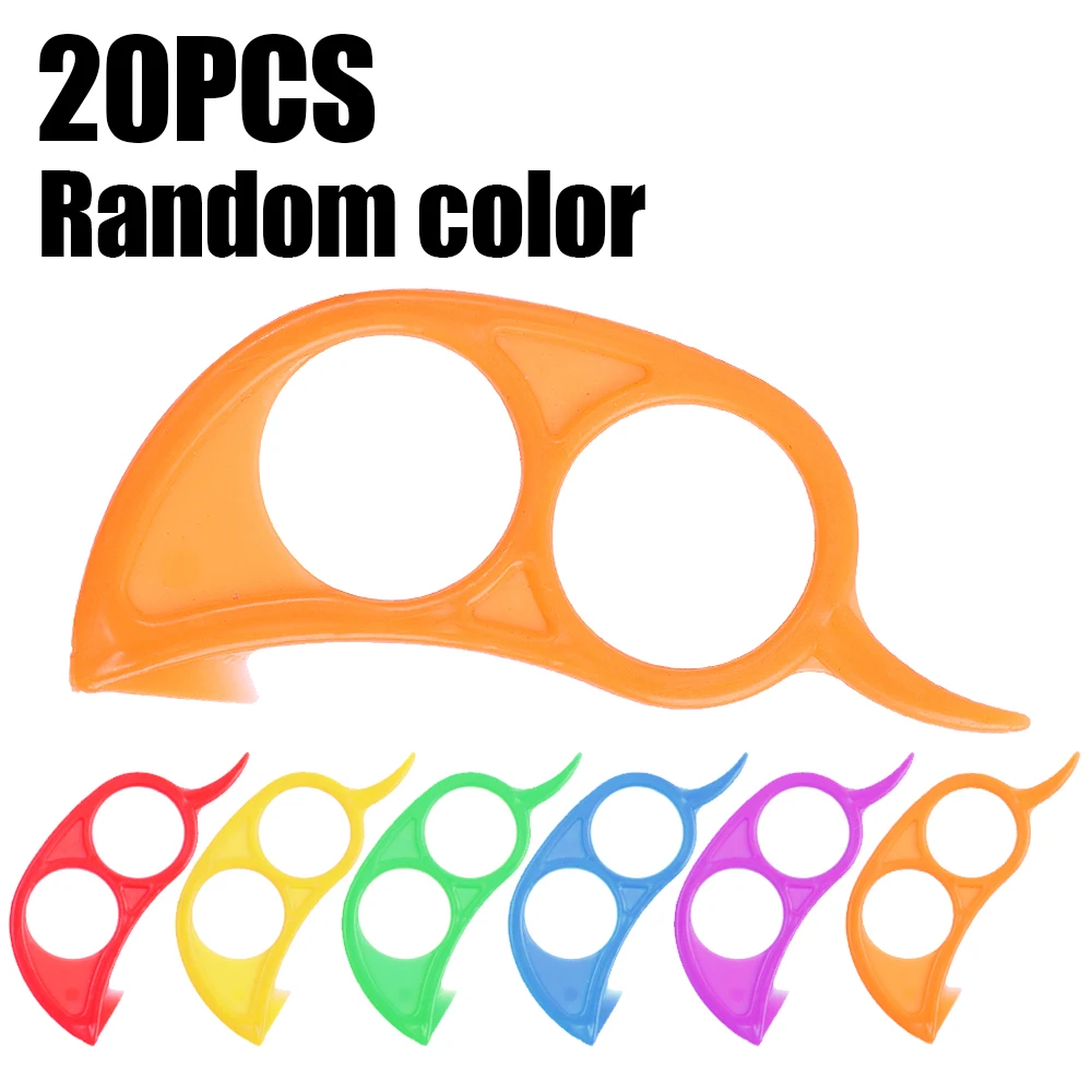 YAWALL – Lot De 6 éplucheurs D'oranges En Plastique, éplucheur D'agrumes, Trancheuse D'orange Facile à Ouvrir, Accessoire De Cuisine, Couteau Gadget Pelador De Naranjas