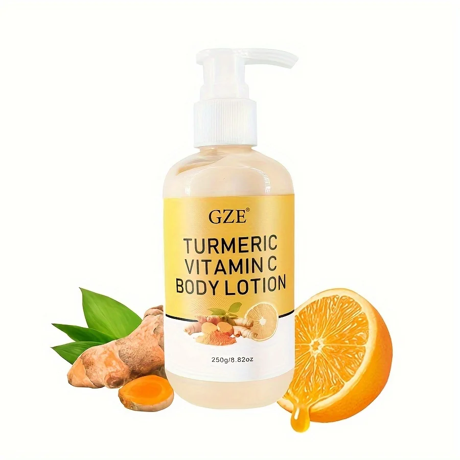 GZE TURMERIC VITAMIN C BODY LOTION Vitamin C Cream Face & Body Lotion, Moisturizer Firming & Brightening 4