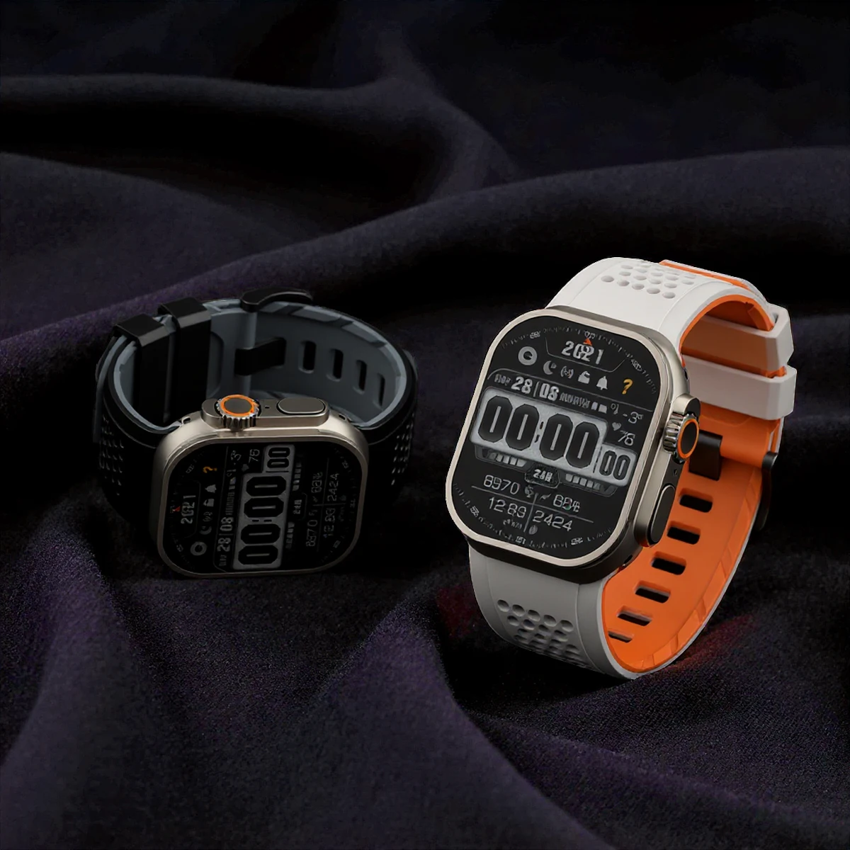 Two-Tone Breathable Sport Band - Silicone Strap