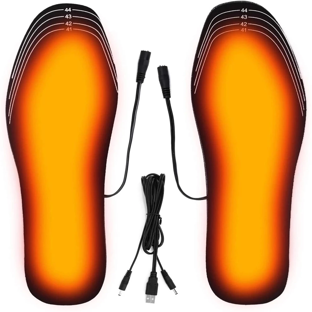 Usb Heated Shoe Insoles Electric Foot Warming Pad Feet Warmer Sock Pad