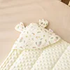 Baby Swaddle Blanket Newborn 100% Cotton Sleepin Babies Blankets Cover Infant Warm Sleep Sack With straps for 0-1Y 90*90cm 3