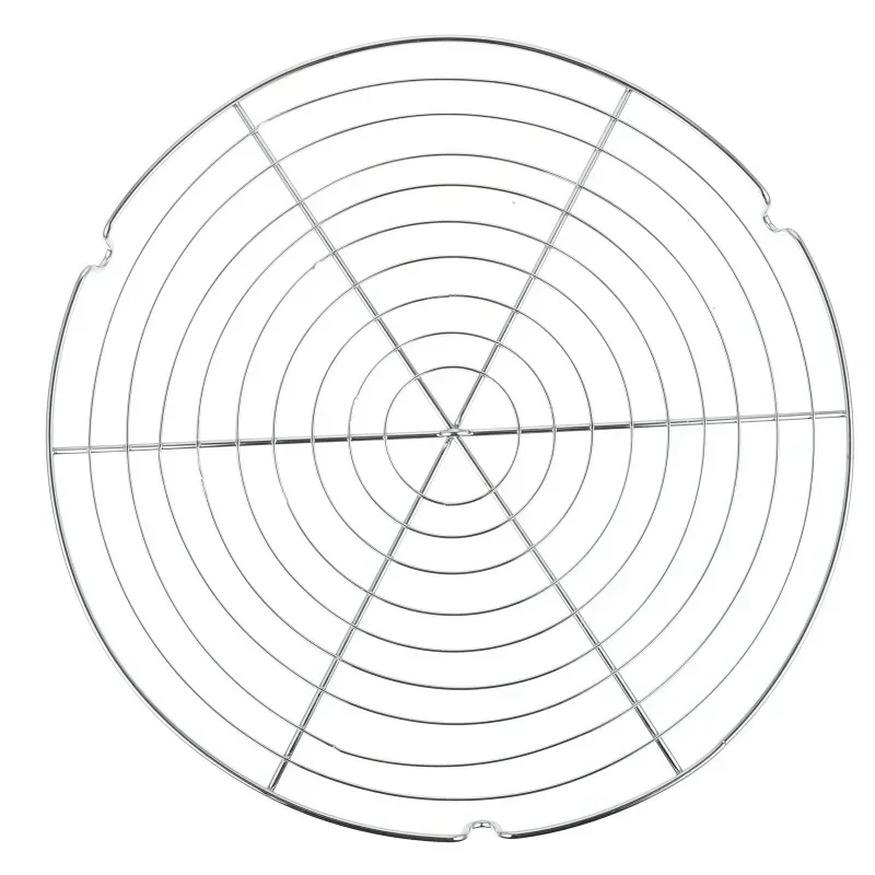 Стойка для охлаждения торта, круглая проволока для выпечки печенья, стойка для пароварки, поднос, паровая масляная пекарня, гриль из нержавеющей стали, сетка для выпечки