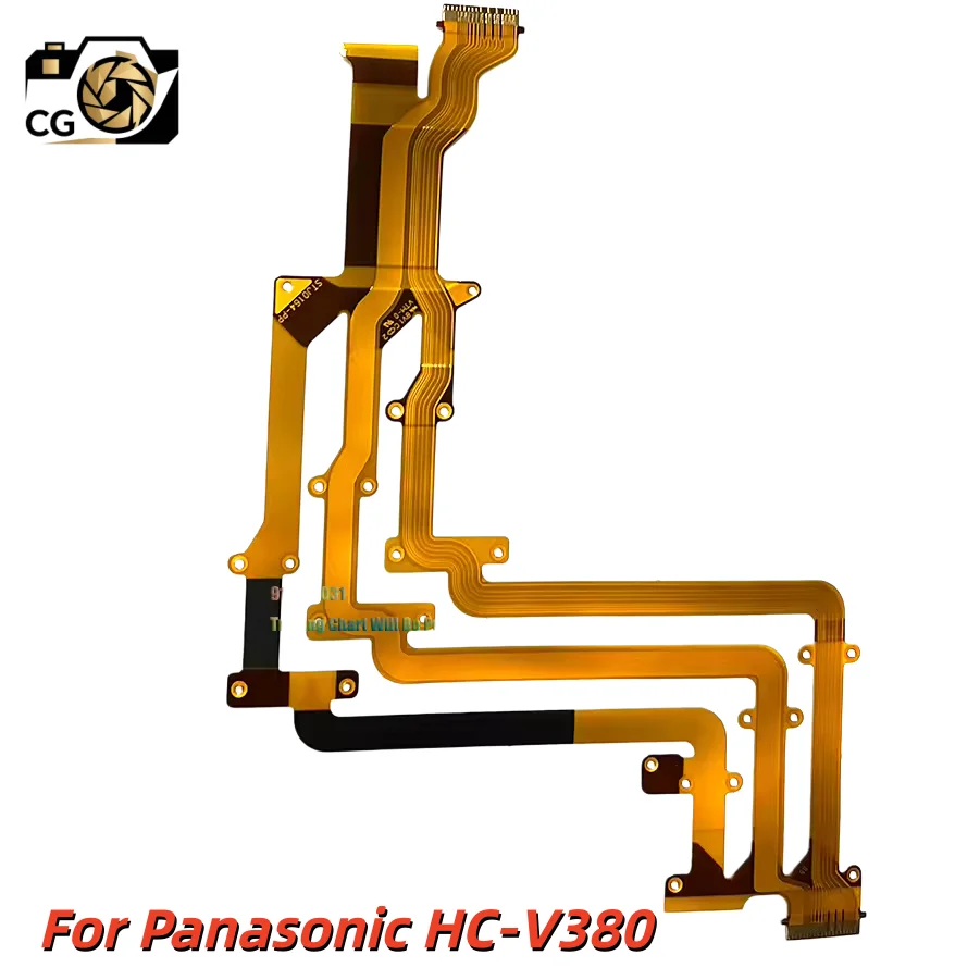 파나소닉 HC-V380 디스플레이 케이블 캠코더 디지털 카메라 수리 부품용 새로운 V380 LCD 플렉스 힌지 유연한 FPC