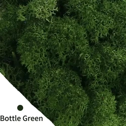 Lush Artificial Moss Grass for Decorative Crafts and Home Décor (Bottle Green)