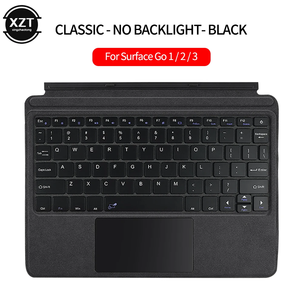 Teclado para Tablet sem Fio Bluetooth com Retroiluminação Teclado Portátil Magnético para Surface Pro Plus 9×6 go 3