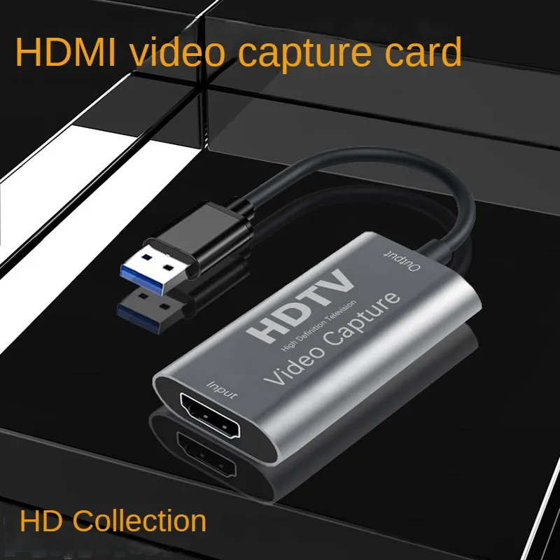 

High Definition Video Capture Card HDMI To USB 4K Game Live Streaming Conference Video Recording Output 1080P 60HZ HDMI