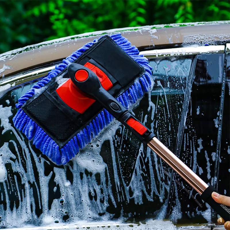 SEAMETAL – éponge de lavage de voiture, fournitures de nettoyage de moto,  brosse ondulée, dépoussiérage, outil de nettoyage de voiture, couleur