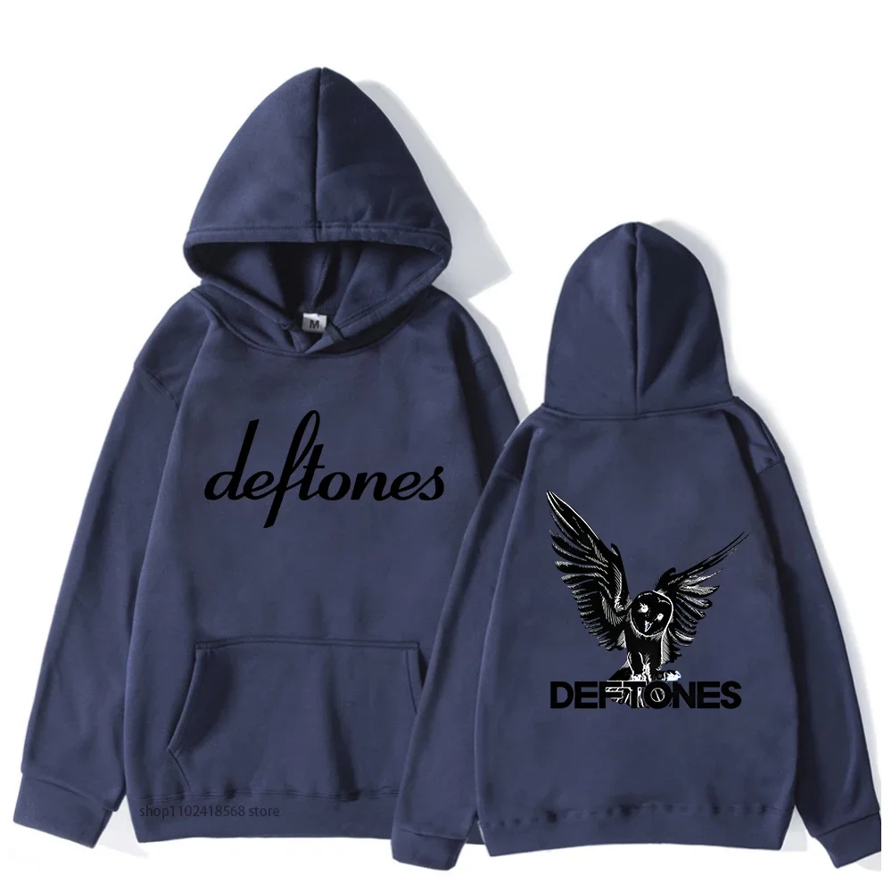 Around The Fur Tour Band Hoodies Hip Hop Men Retro Deftones Sweatshirts Women Unisex Streetwear Man Long Sleeve Winter Hooded