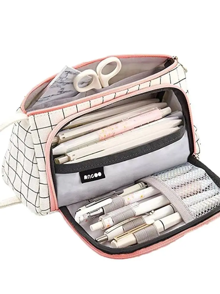 Multi Zone Pen Pencil Case Bag Large pen case Pens Holder Handle